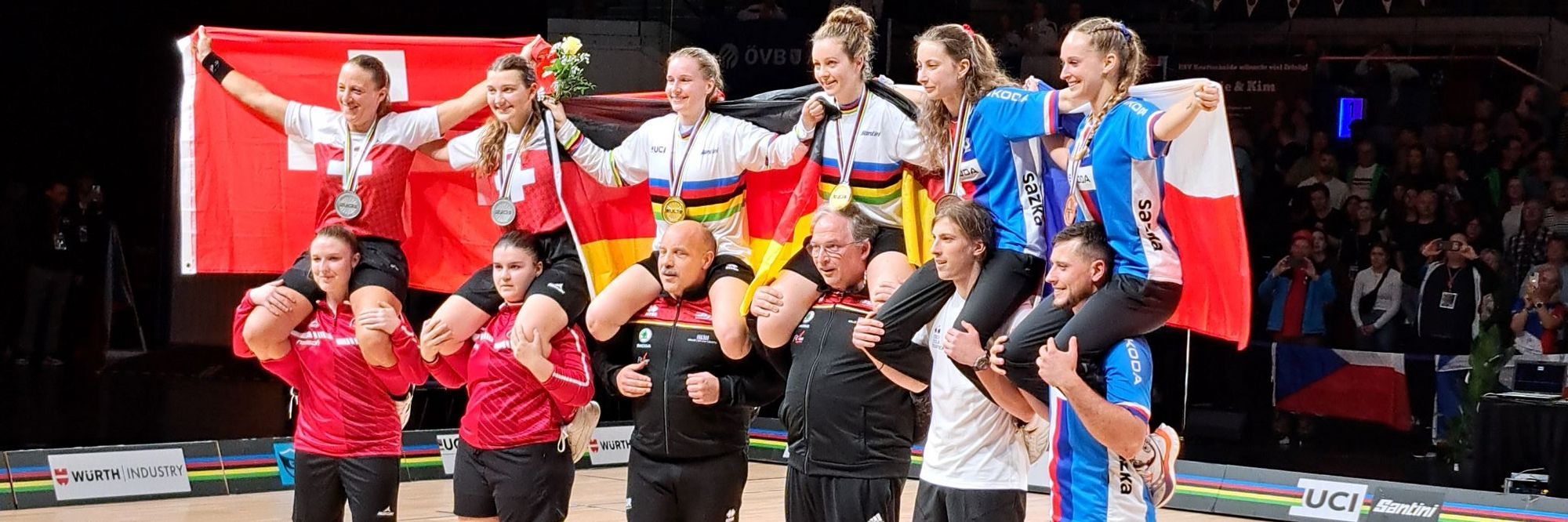 Danielle Holzer/Judith Wolf Weltmeisterinnen im Radball