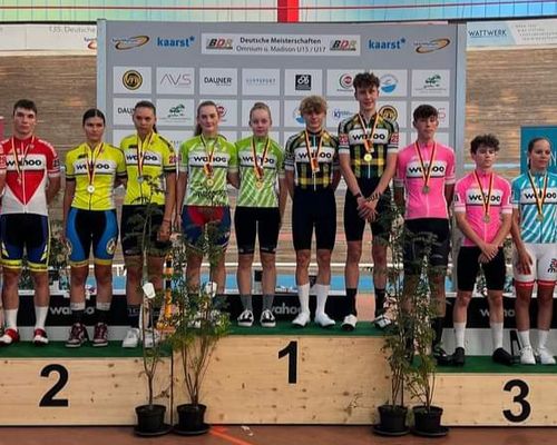 Eilmeldung: Medaillen in allen Klassen bei DM-Madison!