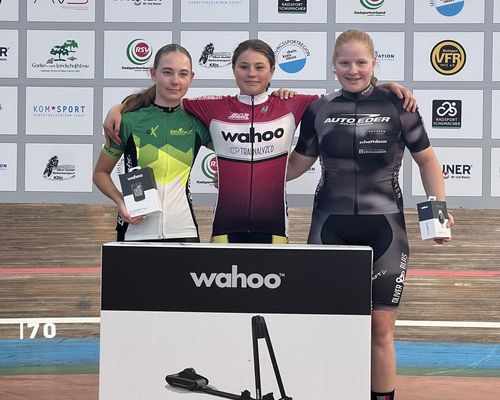 Silber und Bronze für Charlotte Späth bei der DM-Omnium und Madison und 2. Platz der Nachwuchssichtung