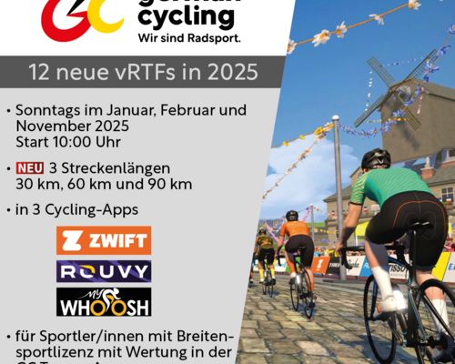 German Cycling - Virtuelle RTFs ein Erfolgsmodell 