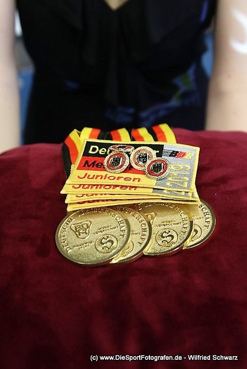 Hallenrad DM U19:  Mit 5 DM-Titel sichern sich die badischen Sportlerinnen und Sportler die Hälfte der zu vergebenden Titel im Kunst- und Einradfahren sowie den Vize-Meister im Radball U17