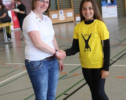 Siegerin Hand-Stand-Cup