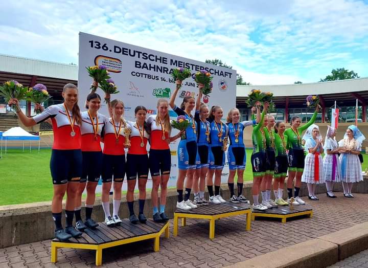  Verfolgungsmedaillen bei der DM-Bahn